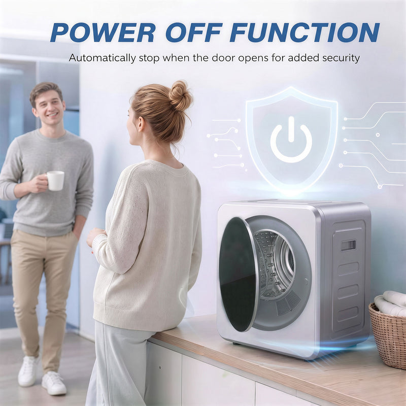 4kg silver tumble dryer – image 7