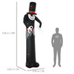 10ft Inflatable Ghost with Hat & 5 LED Lights – image 3 of 9