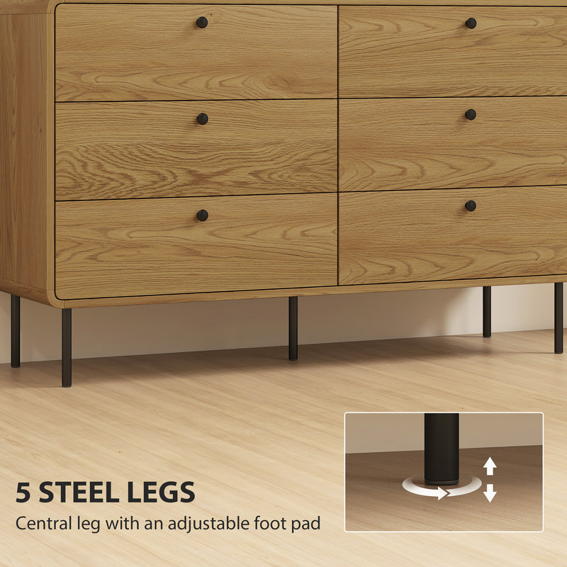 6-drawer chest of drawers – image 6