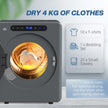 4 kg compact tumble dryer in grey – image 5