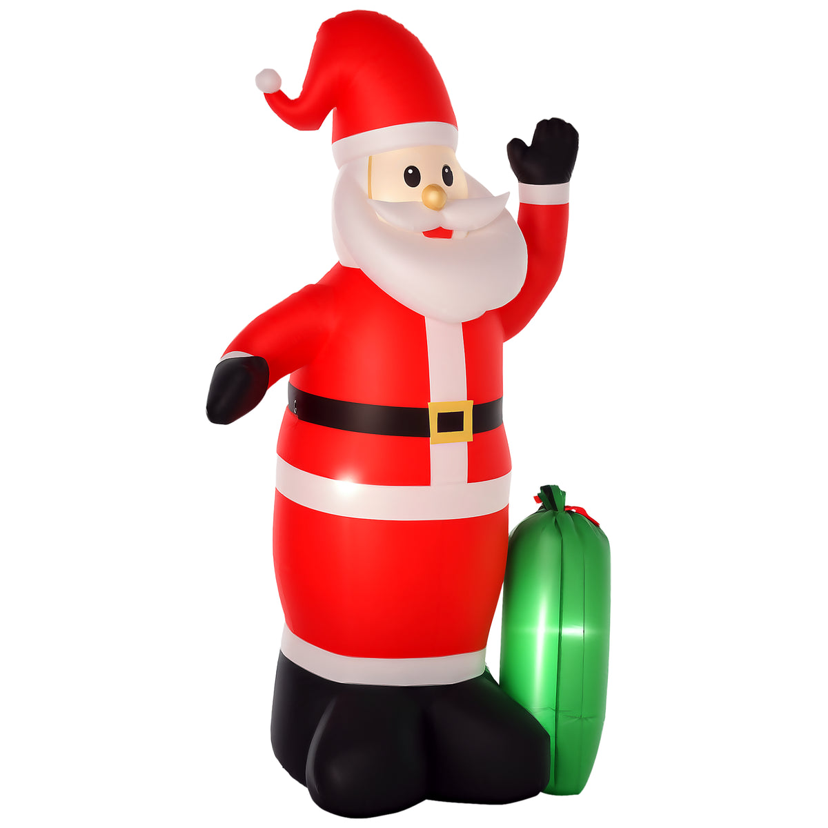 7.5ft Santa on a white background