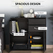 Black push-open sideboard – image 5