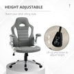 Racing gaming chair with flip-up arms – image 4