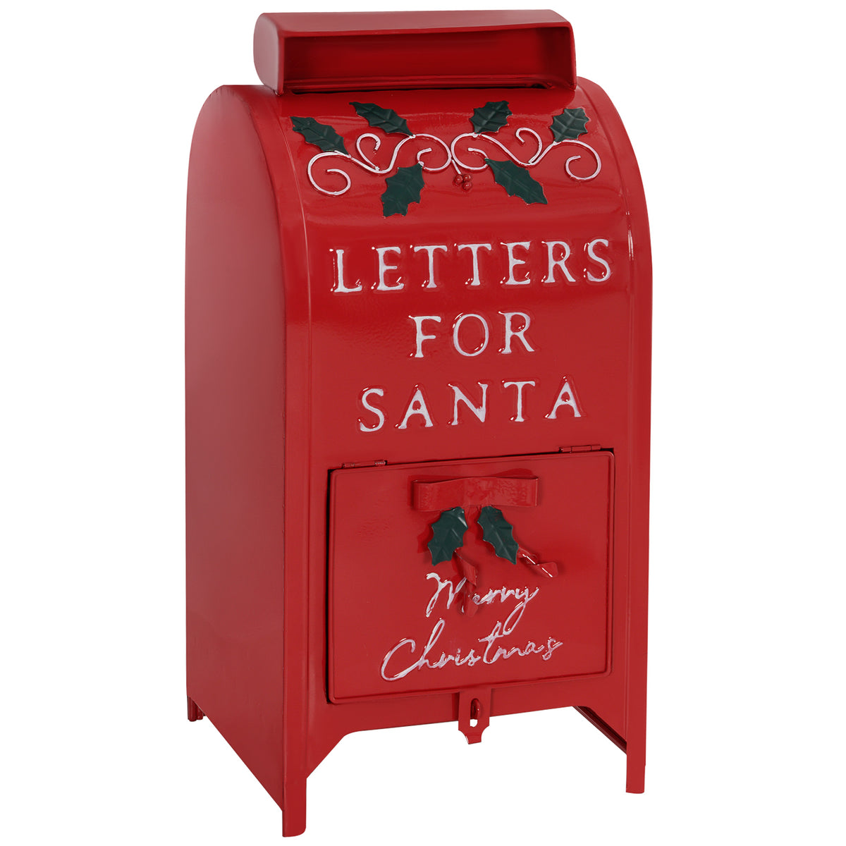 Red Letters to Santa Postbox for A5 Letters on a white background
