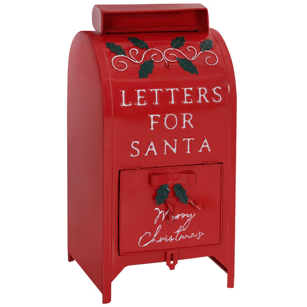 Red Letters to Santa Postbox for A5 Letters on a white background