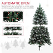 5ft snow-dipped pine Christmas tree – image 7