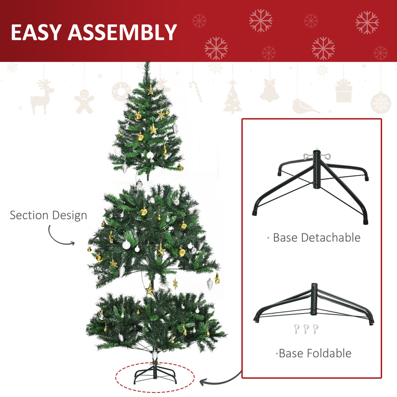 6ft pre-lit decorated Christmas tree – image 6