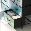 Wide 7-drawer fabric chest of drawers – image 9