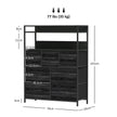 7-drawer fabric storage unit – image 3