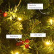 5ft pre-lit pencil Christmas tree – image 8
