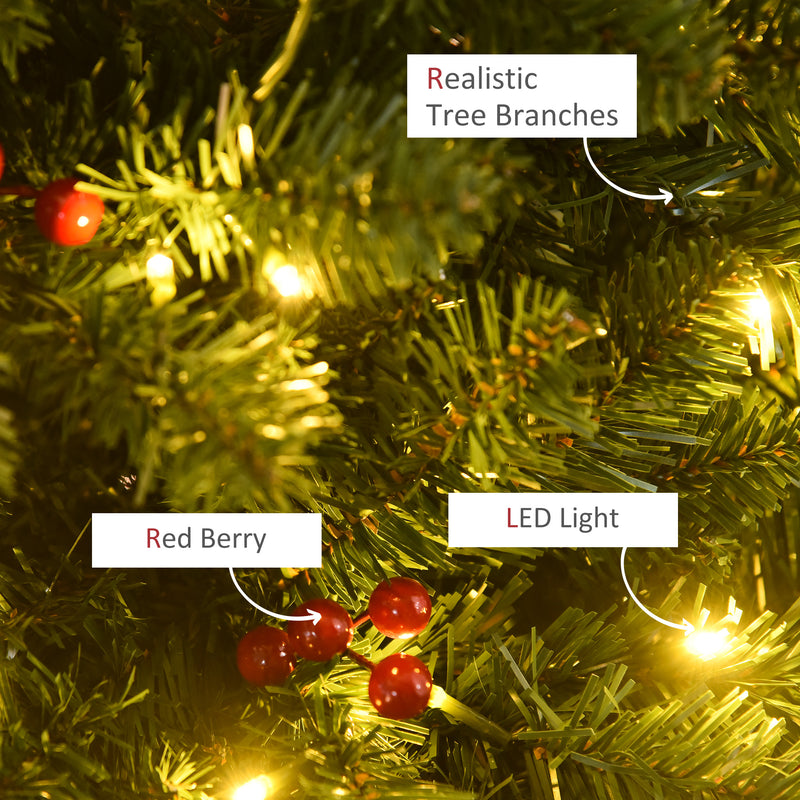 5ft pre-lit pencil Christmas tree – image 8