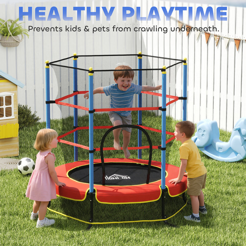 Kids trampoline with enclosure – image 9