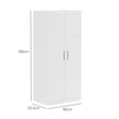 White panel door wardrobe – image 3