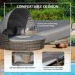 Round rattan daybed set – image 6