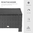 Black rattan footstool – image 4