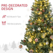 6ft pre-lit decorated Christmas tree – image 6