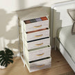 5-drawer fabric chest with side pockets – image 8