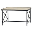 Madison coffee table with stone-look top