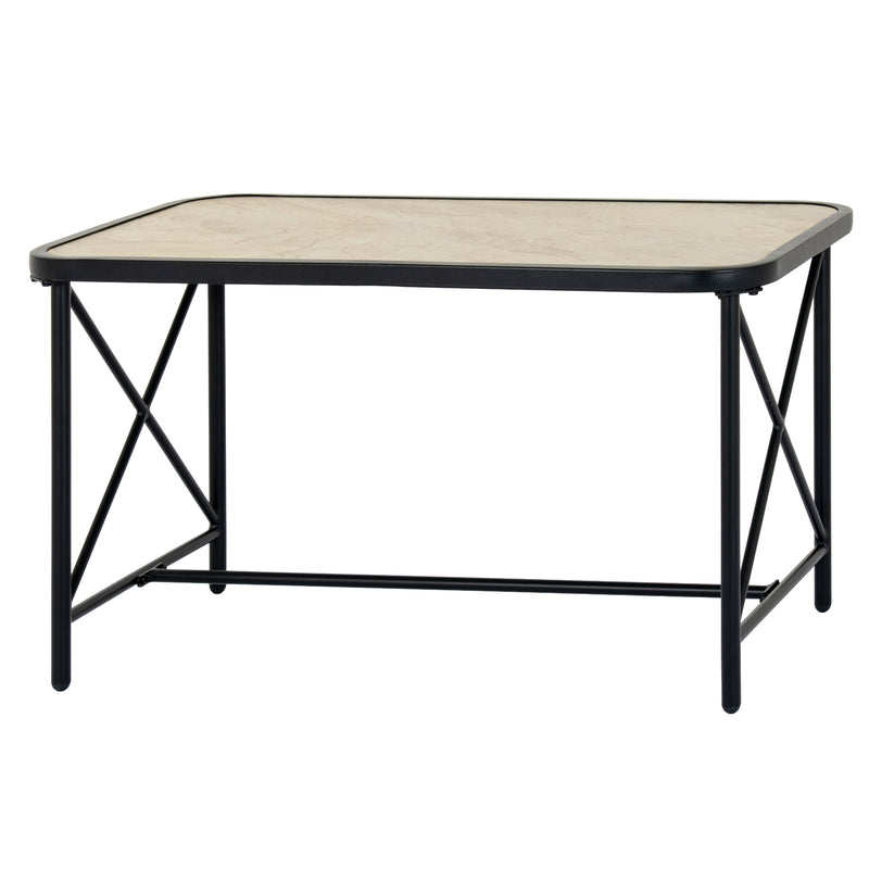 Madison coffee table with stone-look top