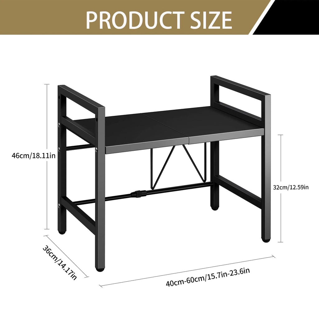 Retractable Microwave Oven Shelf