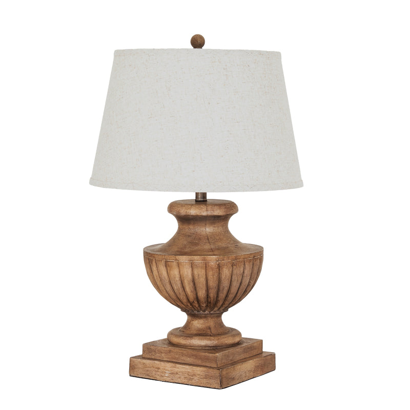 Marbelle Table Lamp with Edged Linen Shade – 67cm, additional product view 2