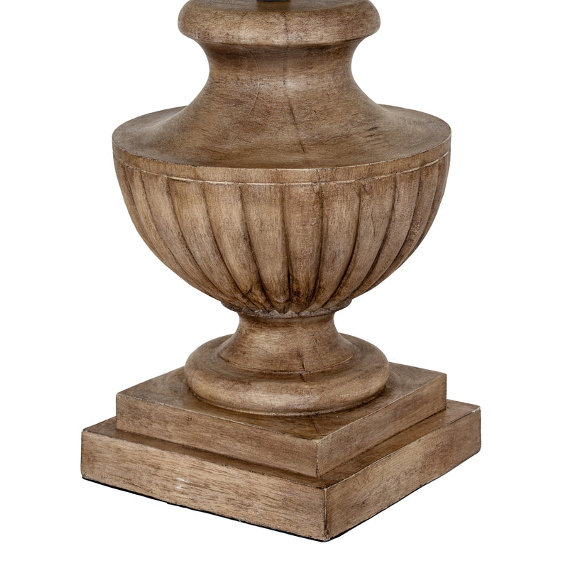Marbelle Table Lamp with Edged Linen Shade – 67cm, additional product view 3
