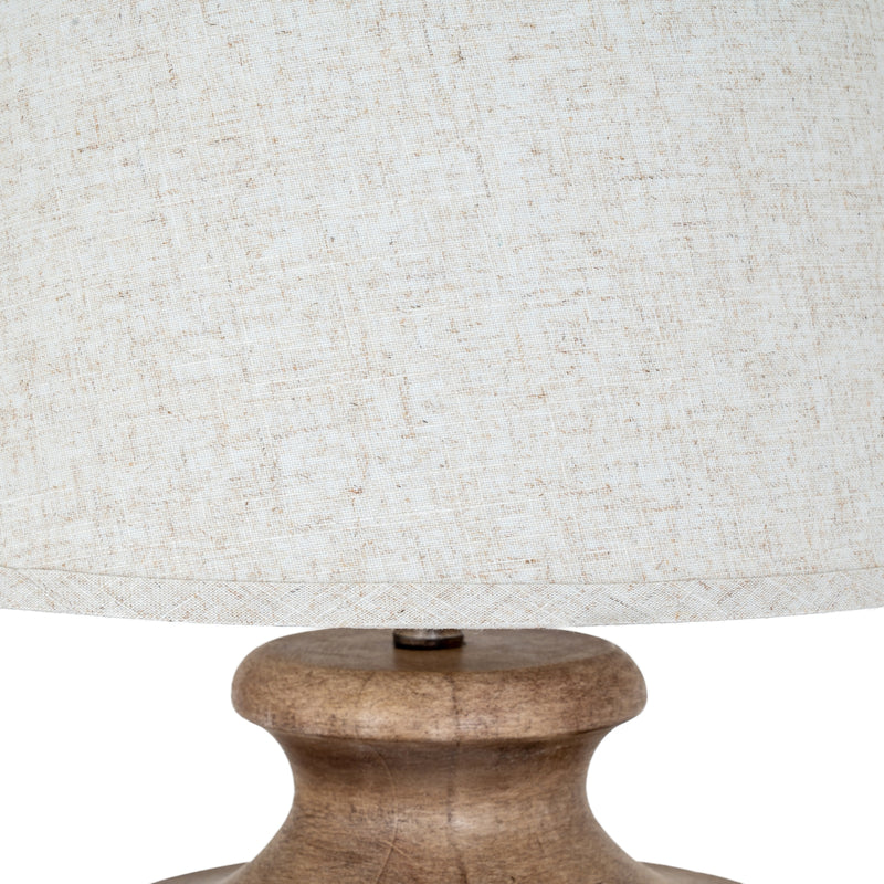 Marbelle Table Lamp with Edged Linen Shade – 67cm, additional product view 4
