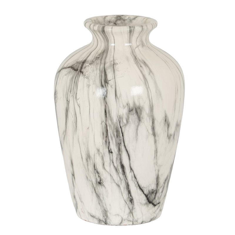 Marble effect ceramic Chours vase