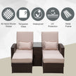 Rattan sun lounger set – image 4