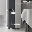 180 cm slim bathroom cabinet – image 6