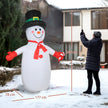 Dimensions of the 8ft snowman Christmas inflatable
