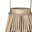 Close-up of the top band and wicker strands