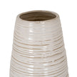 Close-up of the rim and ribbed glaze