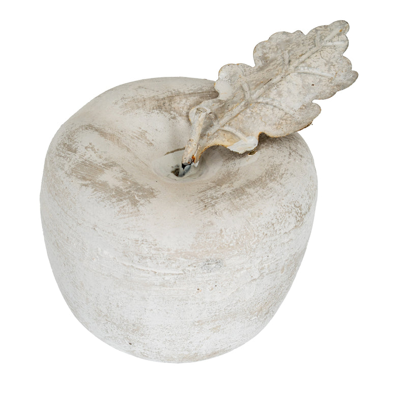 Stone apple from a second angle showing the leaf
