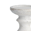 Close-up of the top dish and weathered stone finish