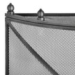 Close-up of a corner finial and side wing