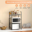 Large-capacity microwave stand storage layout