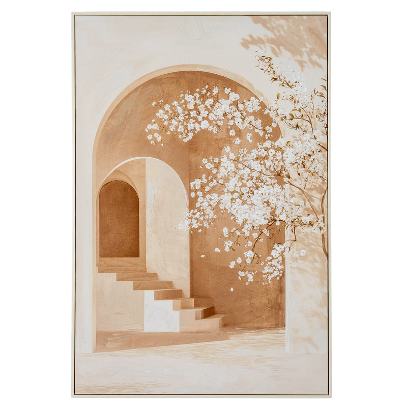 Milos Arches Hand-Painted Framed Canvas – 82.5 × 122.5cm, product view