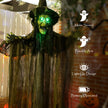 170cm Hanging Animated Witch with Glowing Eyes – image 6 of 9