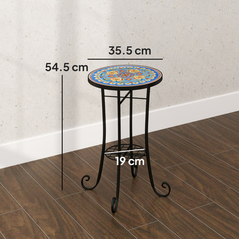 Mosaic garden side table – image 3