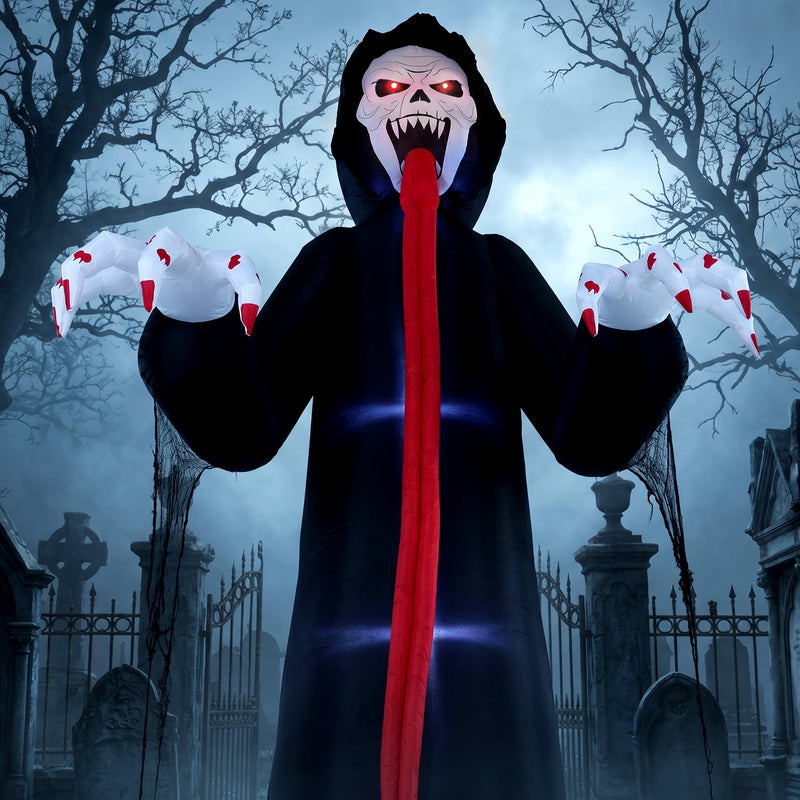 10ft Inflatable Skeleton with LED Lights – image 9 of 9