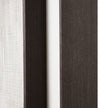 Close-up of the frame edge and linen texture