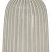 Close-up of the vertical ribbing