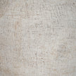 Close-up of the rough cream texture