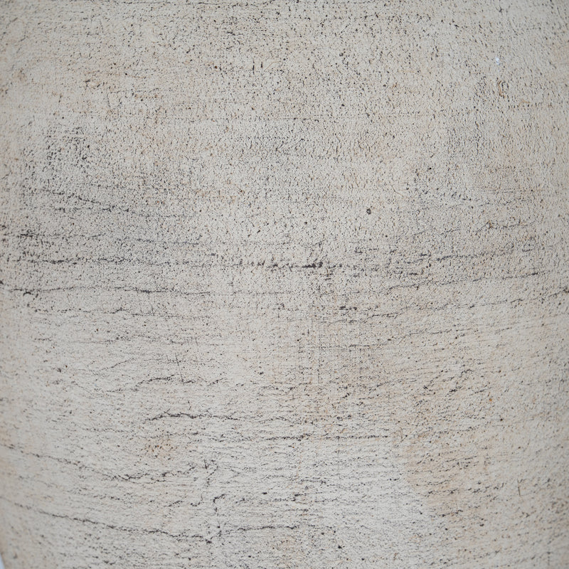 Close-up of the scratched sand-coloured texture