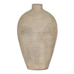 Morrow large sand textured ceramic vase, front view