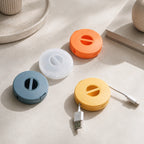 Portable Cable Storage Box for Travel and Office Use
