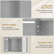 LED mirror bathroom cabinet – image 7