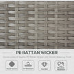 Rattan chaise sofa set – image 4