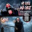 170cm Animated Grim Reaper with Scythe, Glowing Eyes & Sound – image 4 of 9